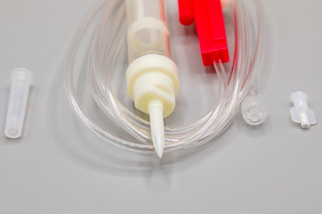 EZ-IV Blood Admin 0001 (Latex and DEHP Free)Cup1